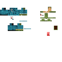 Texture map for Space Frog