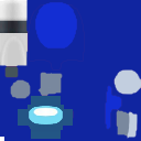 Texture map for Blue Among Us