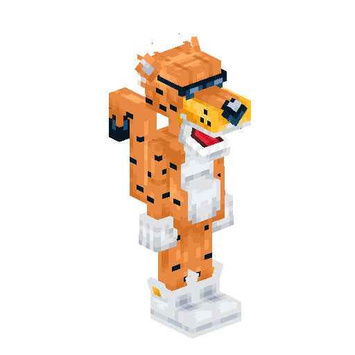 Spotted Snack Mascot